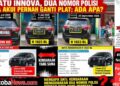 Satu Innova, Dua Plat Nomor: H 1299 KD atau H 1623 BL? Dika Akui Pernah Ganti