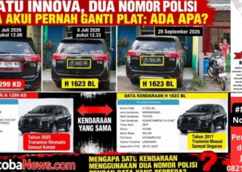 Satu Innova, Dua Plat Nomor: H 1299 KD atau H 1623 BL? Dika Akui Pernah Ganti