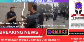 HP Wartawan Diduga Dirampas Usai Sidang PT BDS, JHB Minta Identitas Pengambil Diungkap