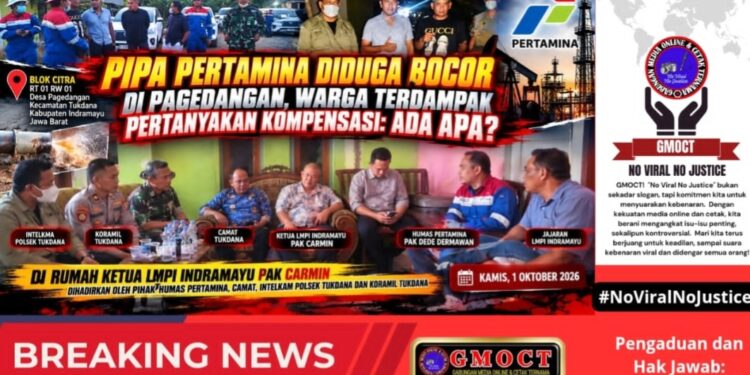 Pipa Pertamina Diduga Bocor di Pagedangan, Warga Tuntut Kejelasan Perizinan & Kompensasi