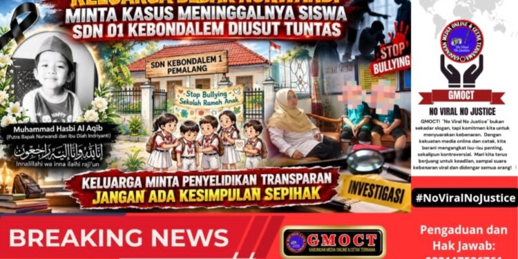 Keluarga Besar Nurwandi Minta Kasus Meninggalnya Siswa SDN 01 Kebondalem Diusut Tuntas