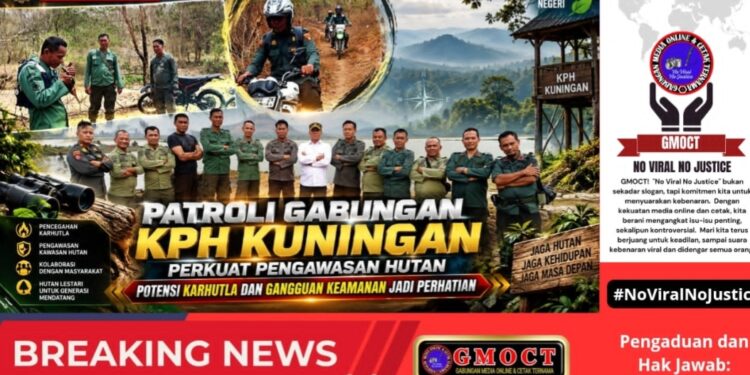Patroli Gabungan KPH Kuningan Perkuat Pengawasan Hutan, Potensi Karhutla dan Gangguan Keamanan Jadi Fokus