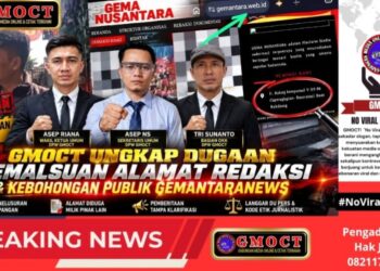 GMOCT Ungkap Dugaan Pemalsuan Alamat Redaksi & Kebohongan Publik Gemantaranews