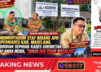 Ivan Andimuhtarom Staf Bidang APD Dispermades Kab. Magelang, Mantan Wartawan Solopos Sebut Tuduhan Sepihak Kades Giriwetan Terhadap Awak Media, “Biasa dan Tidak Masalah”