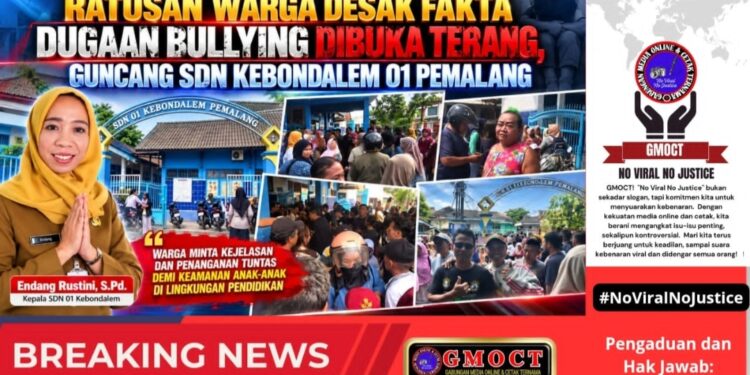 Ratusan Warga Desak Fakta Dugaan Bullying Dibuka Terang,  Guncang SDN Kebondalem 01 Pemalang