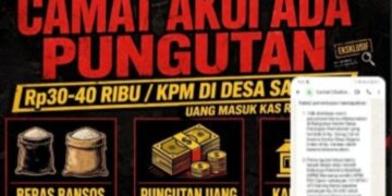 Pungli Bansos Terkuak! Camat Cibalong Akui Ada Pungutan Beras Rp30-40.000 di Desa Sagara, Dalih Inisiatif KPM dan Uang Masuk Kas RW