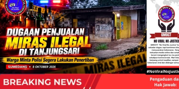 Dugaan Penjualan Miras Ilegal di  Tanjungsari, Warga Minta Polisi Segera Lakukan Penertiban
