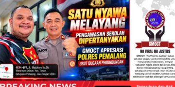 Satu Nyawa Melayang, Pengawasan Sekolah Dipertanyakan: GMOCT Apresiasi Polres Pemalang Usut Dugaan Perundungan