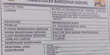 Bangunan Gedung Bertingkat Diduga Lampaui Izin PBG, Warga Minta Suku Dinas CKTRP Cek Lokasi!