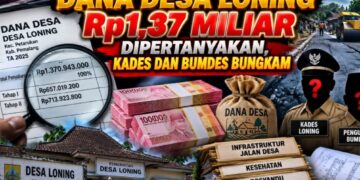 Dana Desa Loning Rp1,37 Miliar Dipertanyakan, Kades dan BUMDes Bungkam
