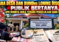 Dana Desa dan BUMDes Loning Disorot, Publik Minta Pengelolaan Anggaran Dibuka Terang