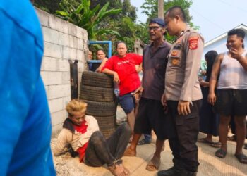 Terduga Pelaku Hendak Curi Motor di Sukamulya Terseret Korban, Hingga 300 Meter dan Diamankan Warga