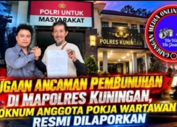 Dugaan Ancaman Pembunuhan di Mapolres Kuningan, Oknum Anggota Pokja Wartawan Resmi Dilaporkan