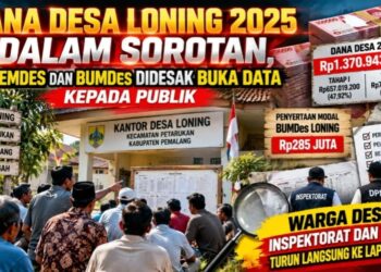 Dana Desa Loning 2025 Dalam Sorotan, Pemdes dan BUMDes Didesak Buka Data kepada Publik