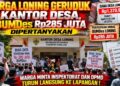 Warga Loning Geruduk Kantor Desa, BUMDes Rp285 Juta Dipertanyakan