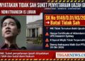 BREAKING: Terkait Suket Penyetaraan Ijazah Gibran, MK Nyatakan Tidak Sah  – PTUN Walk Out!