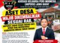 Aset Desa Harus Jelas dan Sesuai Perencanaan, AKPERSI Jabar Desak Pemkab Bekasi Turun Tangan