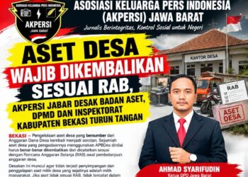 Aset Desa Harus Jelas dan Sesuai Perencanaan, AKPERSI Jabar Desak Pemkab Bekasi Turun Tangan