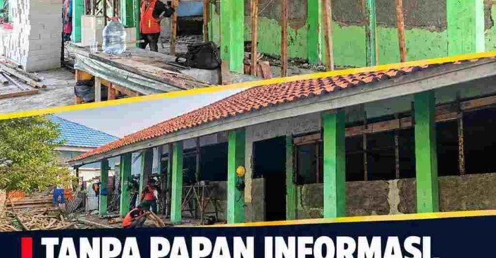 Tanpa Papan Informasi, Rehab Ruang Kelas SMAN 1 Pebayuran Disorot, AKPERSI Jabar Minta Disdik Wilayah III Turun Cek