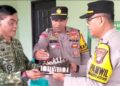 Polsek Kedungwaringin Beri Kejutan HUT ke-81 TNI, Sinergitas TNI-Polri Makin Solid